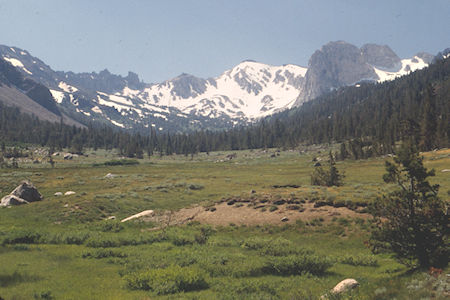 Flatiron BUtte, Burt Canyon - Hoover Wilderness 1995 Flatiron BUtte, Burt Canyon - Hoover Wilderness 1995