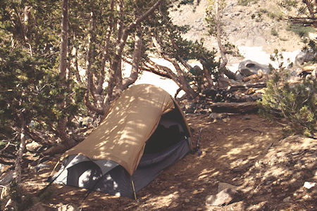 Anna Lake camp - Hoover Wilderness 1995