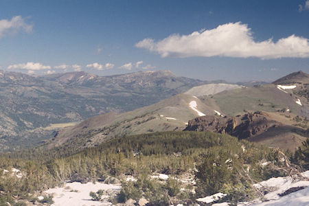 Leveatte Meadow, Piute Pass from near Anna Lake - Hoover Wilderness 1995 Leveatte Meadow, Piute Pass from near Anna Lake - Hoover Wilderness 1995
