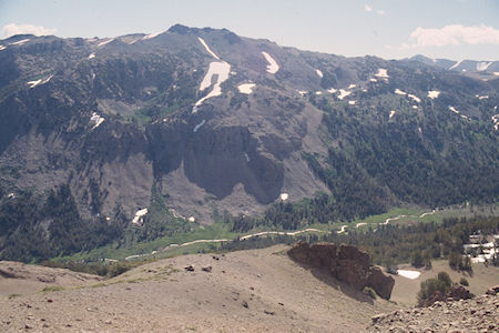 Upper Burt Canyon from near Anna Lake - Hoover Wilderness 1995