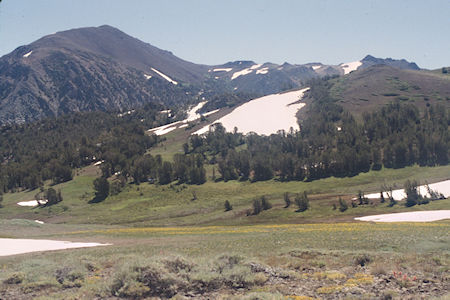 Walker Mountain over Piute Pass - Hoover Wilderness 1995