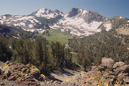 Toward Anna Lake from Piute Pass area - Hoover Wilderness 1995 Toward Anna Lake from Piute Pass area - Hoover Wilderness 1995