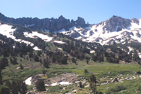 Upper Burt Canyon, Ink Rocks - Hoover Wilderness 1995