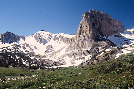 Upper Burt Canyon, Flatiron Butte - Hoover Wilderness 1995 Upper Burt Canyon, Flatiron Butte - Hoover Wilderness 1995