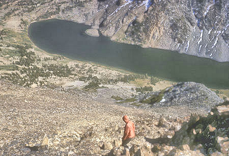 Summit Lake while descending Camiaca Peak - Hoover Wilderness - 05 Sep 1964 Summit Lake while descending Camiaca Peak - Hoover Wilderness - 05 Sep 1964