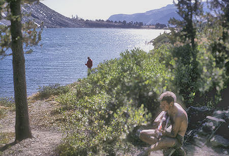Fishing at Summit Lake - Hoover Wilderness - 05 Sep 1964 Fishing at Summit Lake - Hoover Wilderness - 05 Sep 1964
