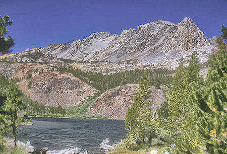 Looking back from Virginia Lake - Hoover Wilderness - 06 Sep 1964