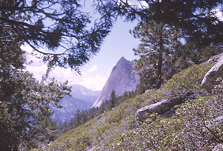 Charlotte Dome from trail descending from Gardiner Pass<br>Kings Canyon National Park 05 Sep 1970 Charlotte Dome from trail descending from Gardiner Pass<br>Kings Canyon National Park 05 Sep 1970