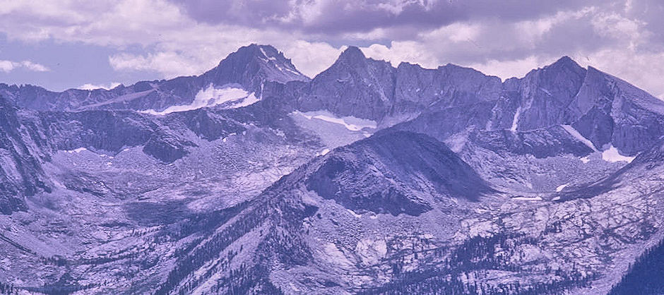 Mount Brewer and North Guard from Gardiner Pass<br>Kings Canyon National Park 05 Sep 1970 Mount Brewer and North Guard from Gardiner Pass<br>Kings Canyon National Park 05 Sep 1970