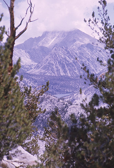 Charlotte Lake and University Peak from Gardiner Pass - Kings Canyon National Park 05 Sep 1970