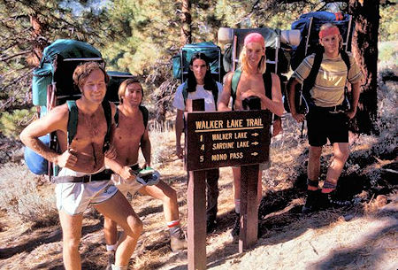 Paul Smith, Kevin Twohey,Brian Twohey, Paul Robotta and Curt Sayer at the trailhead Paul Smith, Kevin Twohey,Brian Twohey, Paul Robotta and Curt Sayer at the trailhead