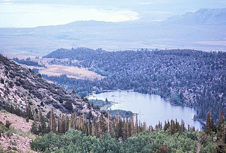 Telephoto of Walker Lake from the trail below Lower Sardine Lake Telephoto of Walker Lake from the trail below Lower Sardine Lake