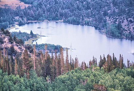 Telephoto of Walker Lake from the trail below Lower Sardine Lake Telephoto of Walker Lake from the trail below Lower Sardine Lake
