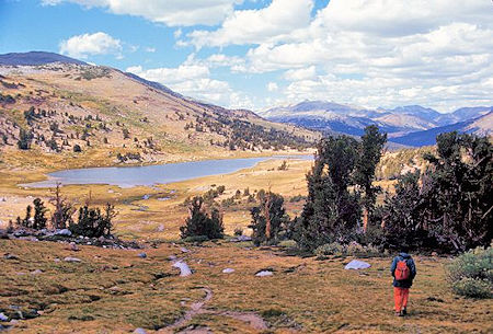 Spillway Lake on the way back to camp Spillway Lake on the way back to camp