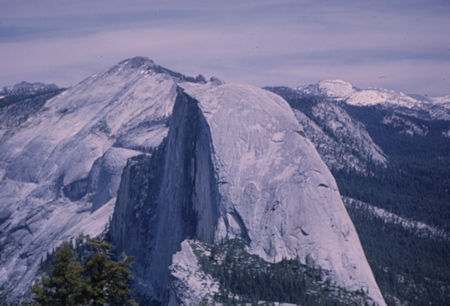 Clouds Rest (in back) and Half Dome from Sentinel Dome - Yosemite National Park - 01 Jun 1968 Clouds Rest (in back) and Half Dome from Sentinel Dome - Yosemite National Park - 01 Jun 1968