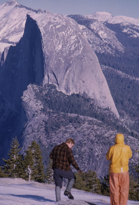 Clouds Rest (in back), Half Dome from Sentinel Dome - Yosemite National Park - 02 Jan 1970 Clouds Rest (in back), Half Dome from Sentinel Dome - Yosemite National Park - 02 Jan 1970