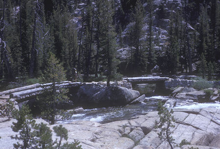 Bridge above Tuolumne Falls - Yosemite National Park - 19 Aug 1962