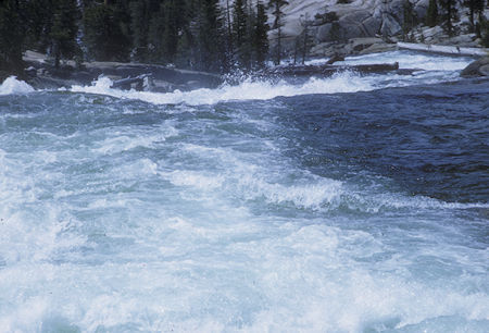 Cascade above Tuolumne Falls, Tuolumne River - Yosemite National Park - 30 May 1968