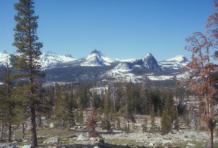 Cathedral Range on the way to Young Lake - Yosemite National Park 27 May 1972 Cathedral Range on the way to Young Lake - Yosemite National Park 27 May 1972