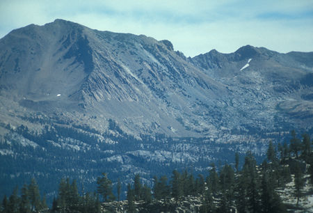 Red Peak from Buena Vista Trail - Yosemite National Park - Aug 1973