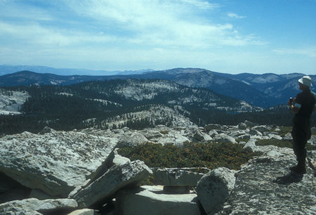 Southeast from Buena Vista Paek, Gordon Lee - Yosemite National Park - Aug 1973