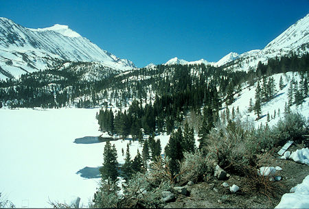 Mt. Morgan and Bear Creek Spire from Rock Creek Lake - 1995
