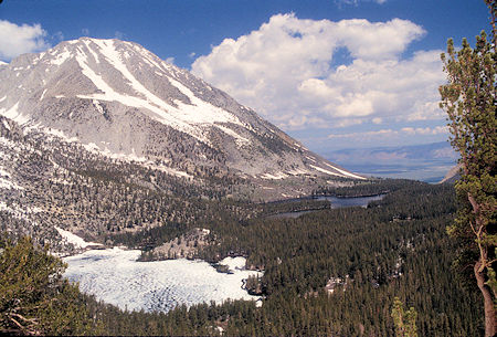 Northern Mt. Morgan (Nauahbe Ridge), frozen Hilton Lake #2, Davis Lake - 1995