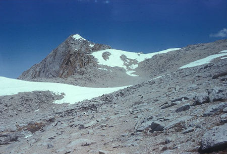 Mount Conness from route near ridge - Yosemite National Park 28 May 1972 Mount Conness from route near ridge - Yosemite National Park 28 May 1972