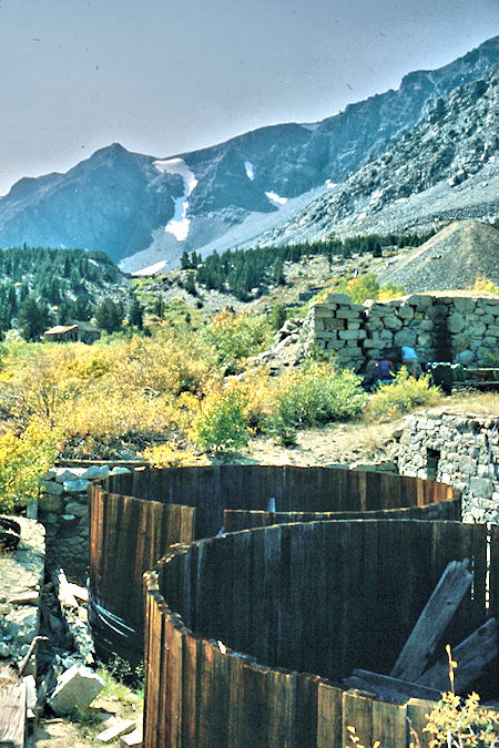Lundy Mine at Crystal Lake - Hoover Wilderness 1980 Lundy Mine at Crystal Lake - Hoover Wilderness 1980