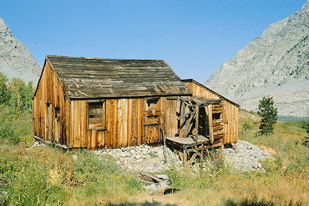 Cabin at Lundy Mine - Hoover Wilderness 1980 Cabin at Lundy Mine - Hoover Wilderness 1980
