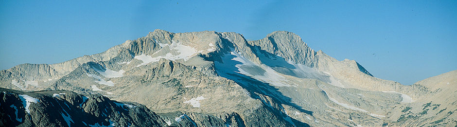 Mt. Conness from Dore Pass - Hoover Wilderness 1980 Mt. Conness from Dore Pass - Hoover Wilderness 1980