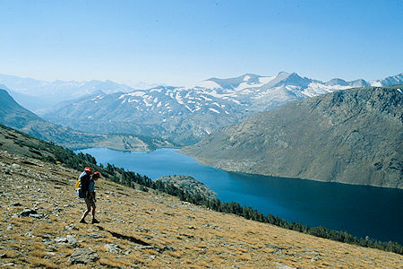 Looking south over Saddlebag Lake - Hoover Wilderness 1980 Looking south over Saddlebag Lake - Hoover Wilderness 1980