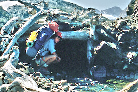 Helen Lake outlet - Hoover Wilderness 1980 Helen Lake outlet - Hoover Wilderness 1980