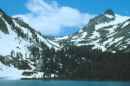 Looking toward Pass west of Green Lake - Hoover Wilderness 1982