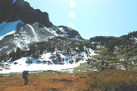 Approaching Virginia Pass - Hoover Wilderness 1982