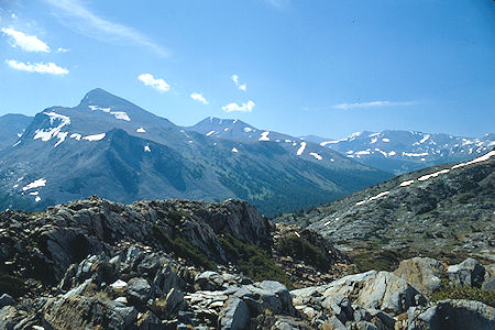 Mt. Dana and Mt. Gibbs from Great Sierra Mine - Yosemite National Park 1986 Mt. Dana and Mt. Gibbs from Great Sierra Mine - Yosemite National Park 1986