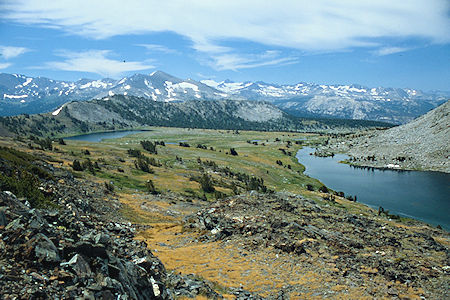 Middle Gaylor Lake, Lower Granite Lake - Yosemite National Park 1986