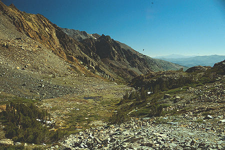 Glines Canyon from below Virginia Pass - Hoover Wilderness 1989 Glines Canyon from below Virginia Pass - Hoover Wilderness 1989