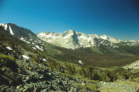Virginia Canyon from Virginia Pass - Yosemite National Park 1989 Virginia Canyon from Virginia Pass - Yosemite National Park 1989