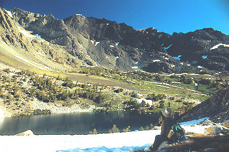 Looking back on way to Grey Butte - Yosemite National Park 1989