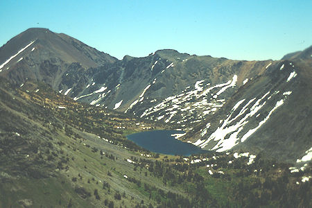 Dunderberg Peak, Summit Lake from Grey Butte - Yosemite National Park 1989