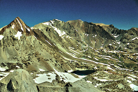 Virginia Peak and Return Lake from Grey Butte - Yosemite National Park 1989