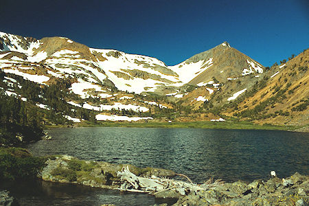 Looking back over Hoover Lakes - Hoover Wilderness 1989 Looking back over Hoover Lakes - Hoover Wilderness 1989