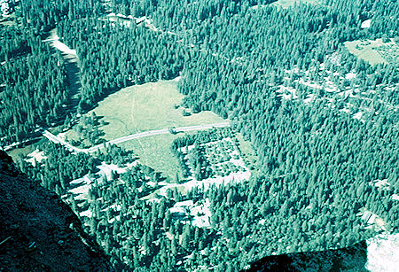 Camp Curry from Glacier Point - Yosemite National Park Jul 1957 Camp Curry from Glacier Point - Yosemite National Park Jul 1957