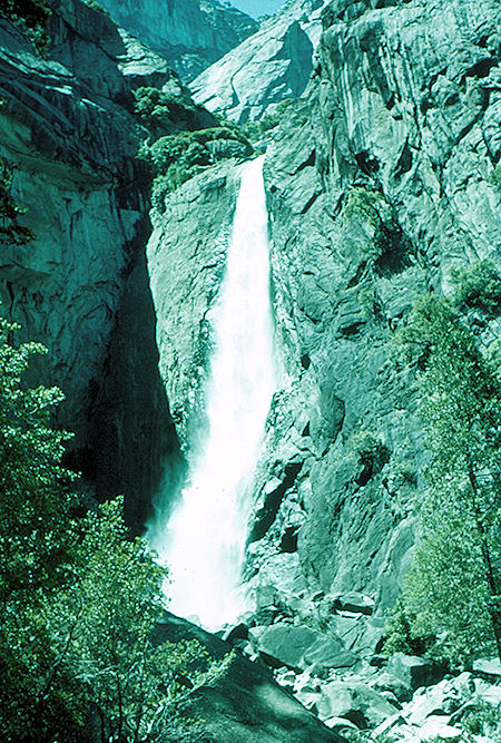 Lower Yosemite Falls - Yosemite National Park Jul 1957 Lower Yosemite Falls - Yosemite National Park Jul 1957