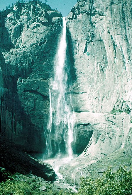 Upper Yosemite Falls - Yosemite National Park Jul 1957 Upper Yosemite Falls - Yosemite National Park Jul 1957