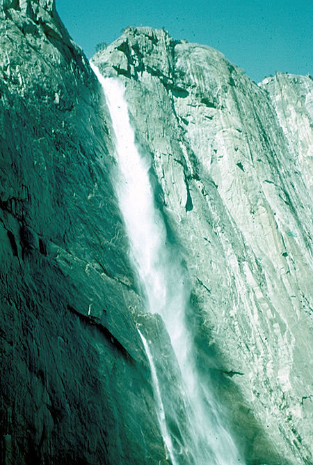 Top of Upper Yosemite Falls - Yosemite National Park Jul 1957