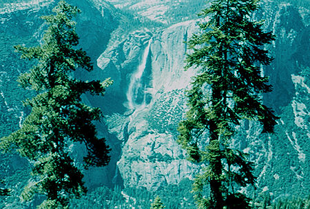 Yosemite Falls from below Sentinel Dome - Yosemite National Park Jul 1957 Yosemite Falls from below Sentinel Dome - Yosemite National Park Jul 1957