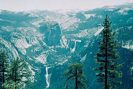 Liberty Cap, Vernal and Nevada Falls - Yosemite National Park Jul 1957 Liberty Cap, Vernal and Nevada Falls - Yosemite National Park Jul 1957