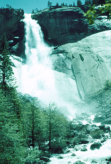 At the bottom of Nevada Falls - Yosemite National Park Jul 1957 At the bottom of Nevada Falls - Yosemite National Park Jul 1957
